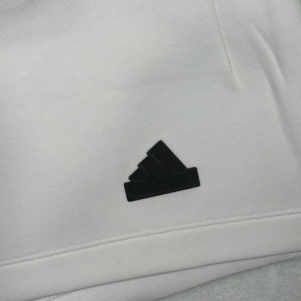Adidas Men's Z.N.E. Premium Shorts 48-50 White ZNE SOFT cotton blend‎ - Men 3XL